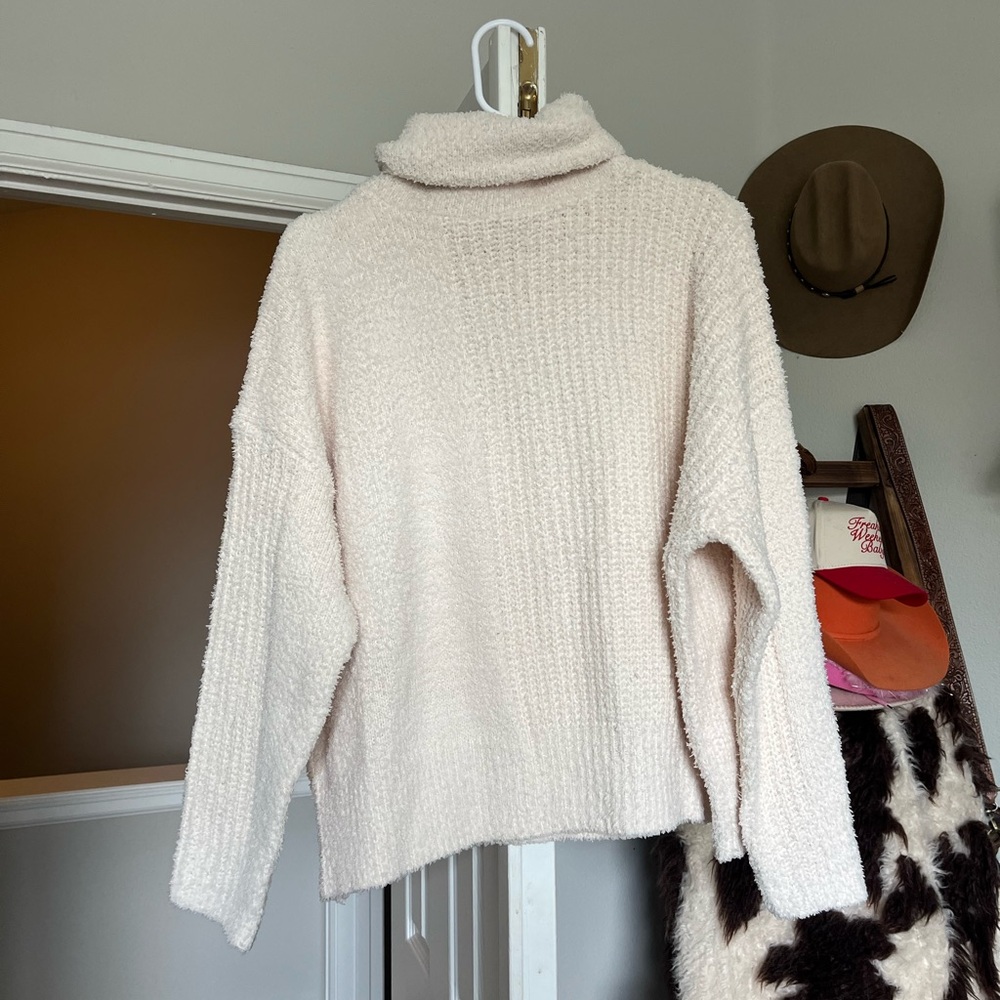 Cozy Cream Turtleneck Sweater